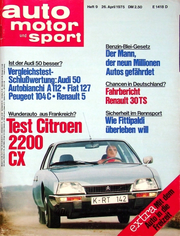 Deckblatt Auto Motor und Sport (09/1975)